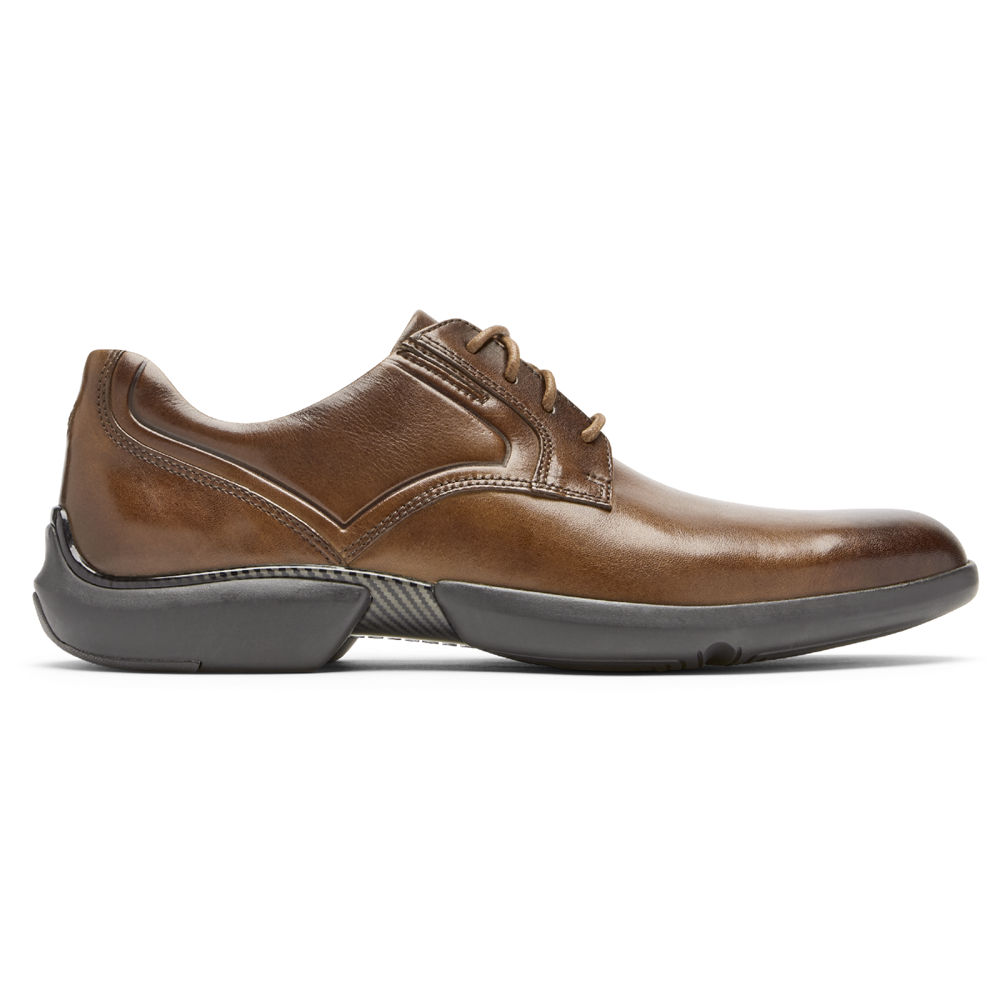 Oxfords Rockport Homem Marrom - Total Motion Advance Plain Toe - 45871DAJX